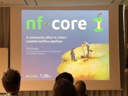 nf-core concept introduced at the 2018 Nextflow User Meeting in Barcelona