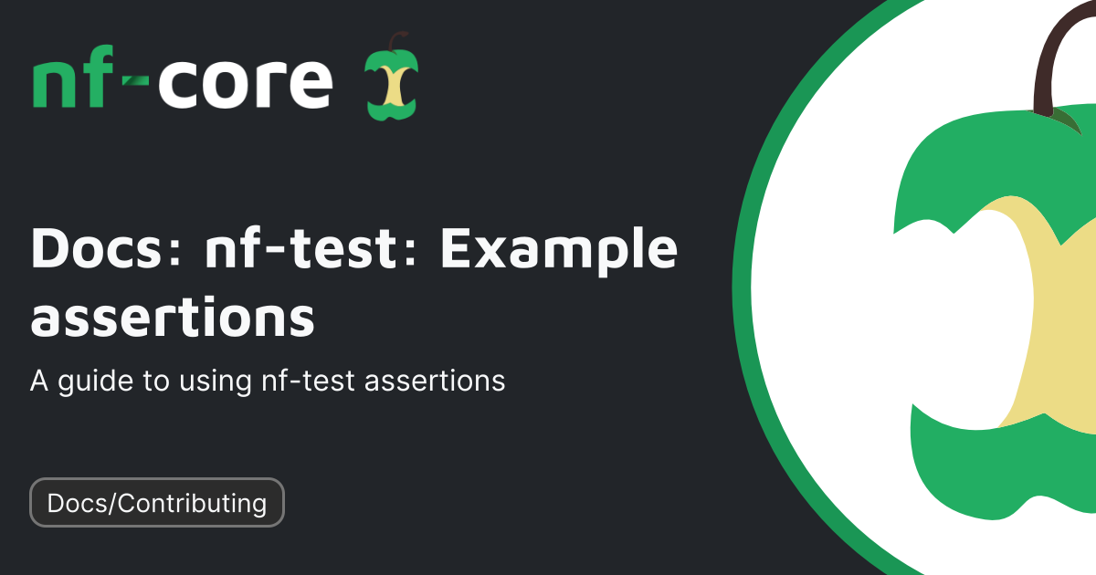 Docs: nf-test: Example assertions