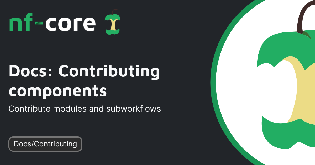 Docs: Contributing components