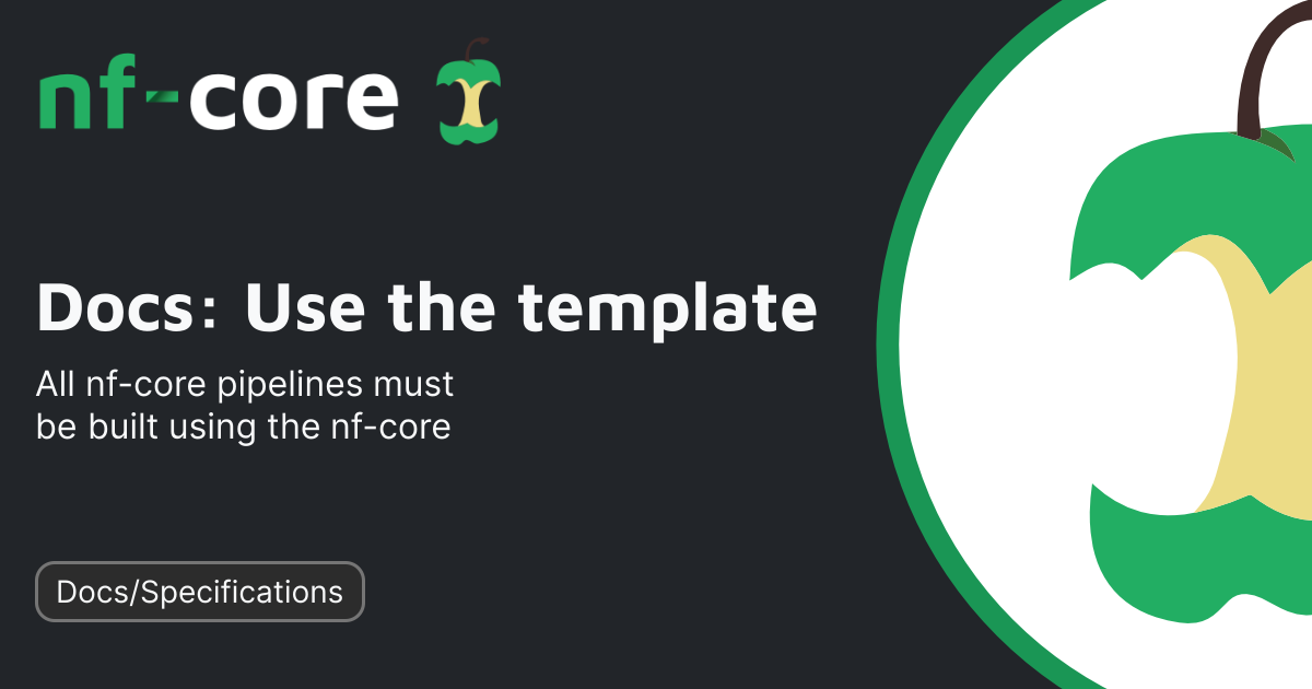 Docs: Use the template