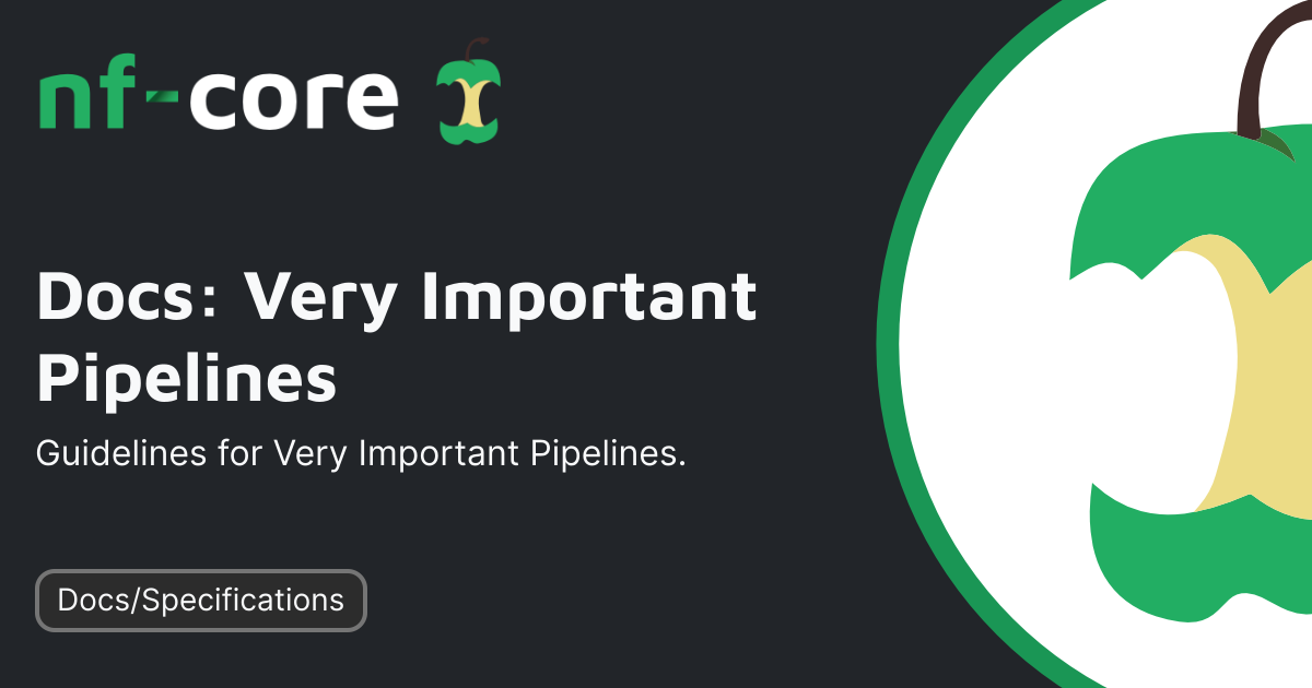 Docs: Very Important Pipelines
