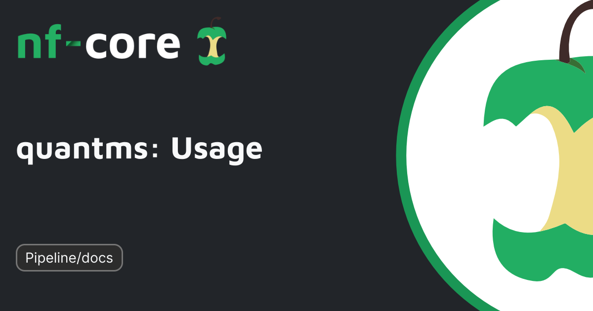 quantms: Usage