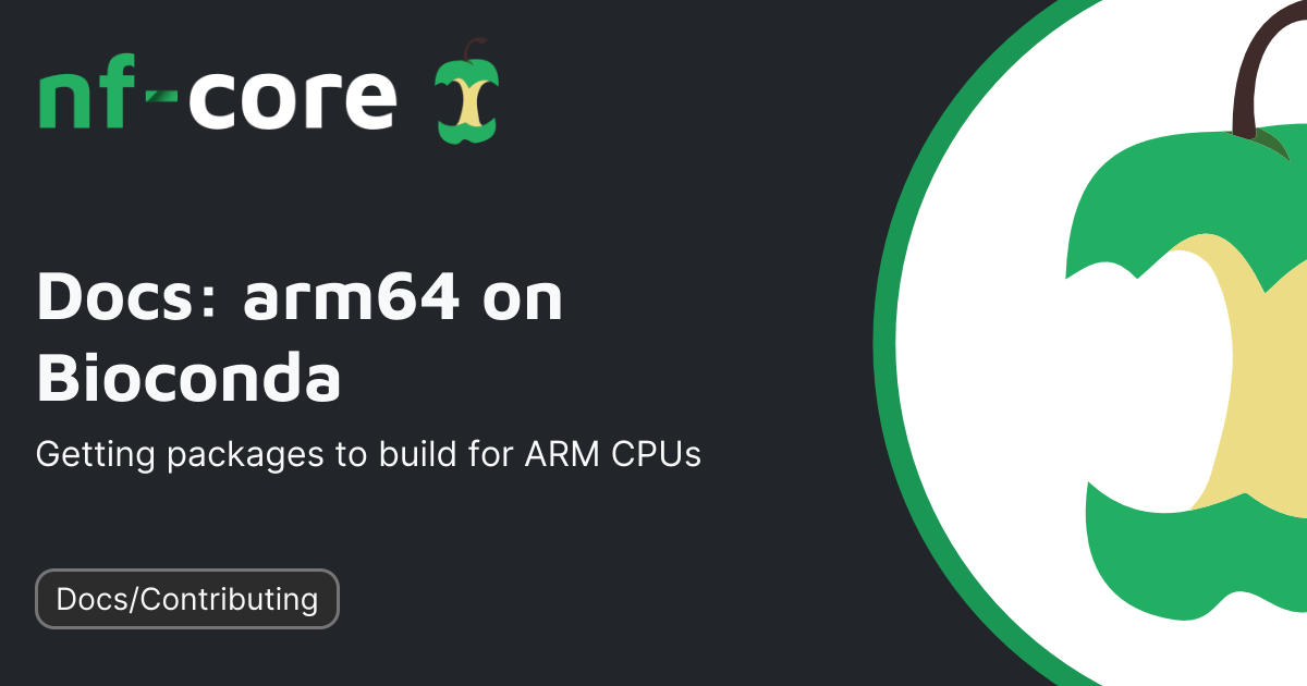 Docs: arm64 on Bioconda